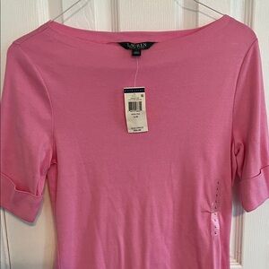 Polo Ralph Lauren Vibrant Pink Short Sleeve Top